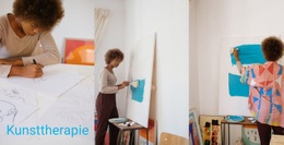 Kunsttherapie-Studio - Kostenlose Zielseite, Vorlage HTML5