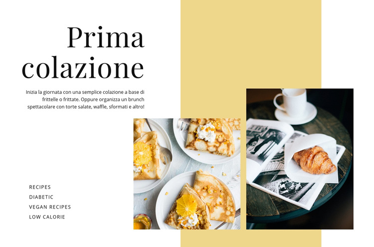 Ora di colazione Tema WordPress