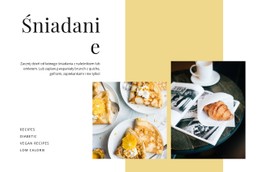 Pora Śniadaniowa Szablon CSS Premium