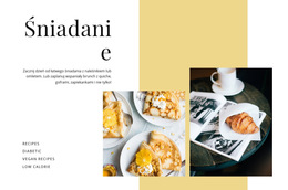 Funkcjonalność Układu Motywu Dla Pora Śniadaniowa