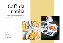 Hora Do Café Da Manhã - HTML Ide