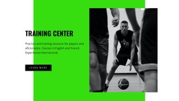 Tréninkové Centrum Basketbalu - HTML Page Maker