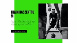 Basketball-Trainingszentrum - Drag & Drop-Website-Builder