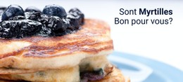 Délicieux Petit Déjeuner Modèle HTML5 Et CSS3