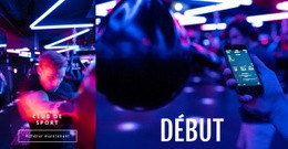 Modèle D'Une Page Pour Club De Sport Moderne
