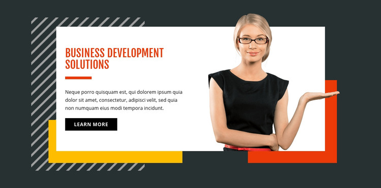 Business Development Homepage Design