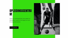 Basketbal Trainingscentrum - Eenvoudig Websitesjabloon