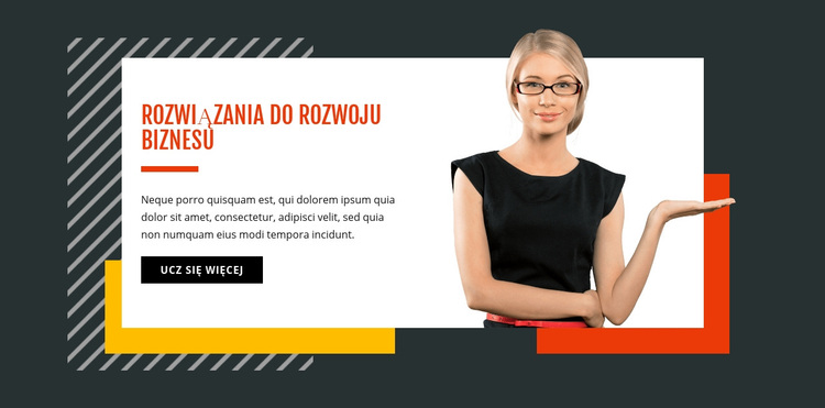 Rozwój biznesowy Motyw WordPress