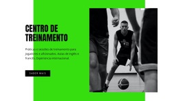 Centro De Treinamento De Basquete - Site Com Download De Modelo HTML