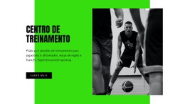 Centro De Treinamento De Basquete - Modelo Joomla Profissional