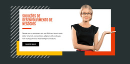 Desenvolvimento De Negócios - Download Do Modelo De Site