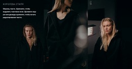 Топ-Модели На Съемочной Площадке – Креативный Многофункциональный Шаблон