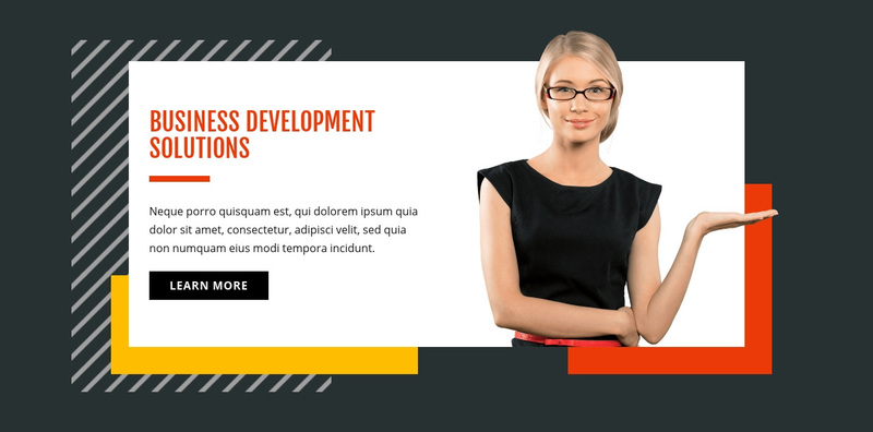 Business Development Squarespace Template Alternative