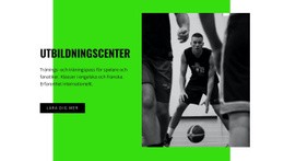 Basket Träningscenter Premium CSS-Mall