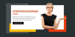 Affärsutveckling Grundläggande HTML-Mall Med CSS