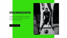 Basket Träningscenter - Nedladdning Av HTML-Mall