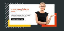 İş Geliştirme CSS Ile Temel Html Şablonu