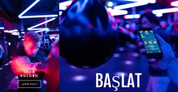 Modern Spor Kulübü Için Bir Sayfa Şablonu