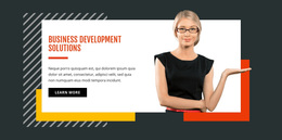 Business Development - Creative Multipurpose Web Page Design
