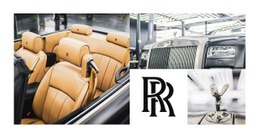 Rolls-Royce-Autos - Kostenlos Herunterladbares Website-Design