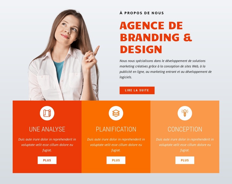 Agence de marque et de design Créateur de site Web HTML