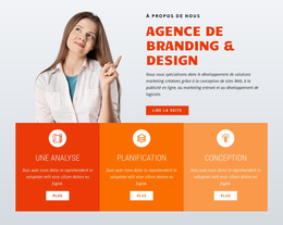 Agence De Marque Et De Design - Thème WordPress Simple