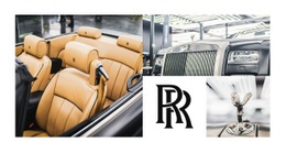 Rolls-Royce Motoros Autók Egyszerű CSS-Sablon