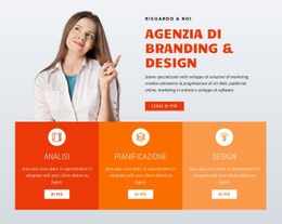 Generatore Di Siti Web Multiuso Per Agenzia Di Branding E Design