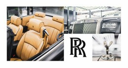 Autovetture Rolls-Royce - Design Del Sito Web Scaricabile Gratuitamente