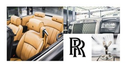 Autovetture Rolls-Royce - Pagina Di Destinazione HTML5