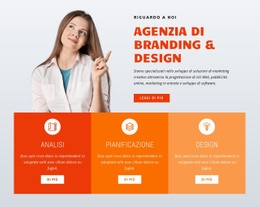 HTML5 Reattivo Per Agenzia Di Branding E Design
