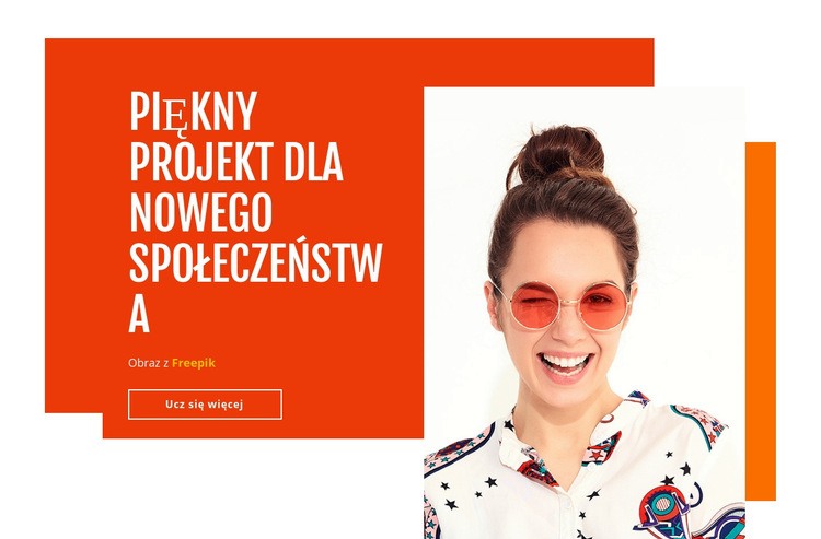 Piękny design Kreator witryn internetowych HTML