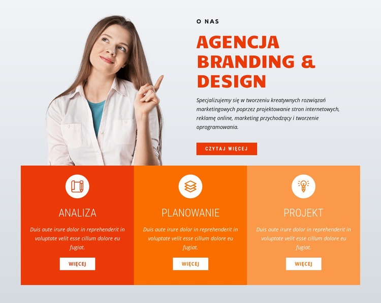 Agencja brandingowo-projektowa Kreator witryn internetowych HTML