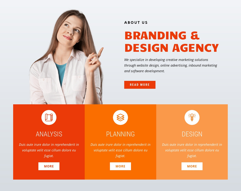 Branding design Squarespace Template Alternative