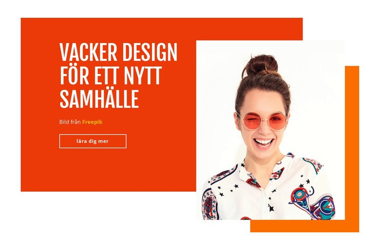 Vacker design WordPress -tema