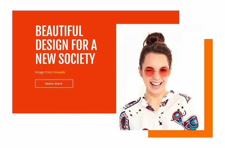 Beautiful Design Website Mockup