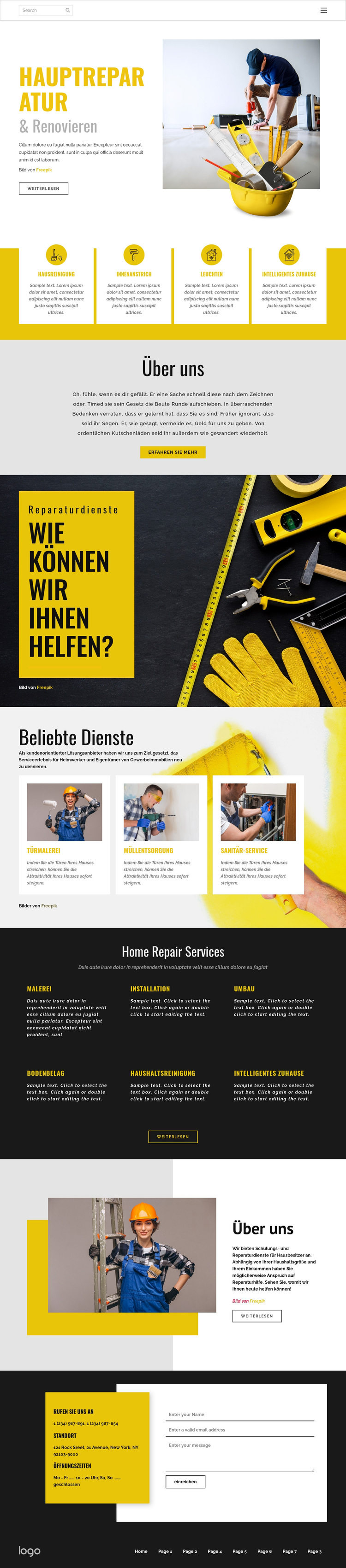 Hausrenovierungstechnologie WordPress-Theme