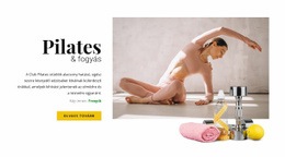 Pilates És Fogyás – Egyszerű WordPress Téma