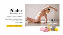 O Melhor Modelo HTML5 Para Pilates E Perda De Peso