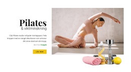 Pilates Och Viktminskning - Nedladdning Av HTML-Mall