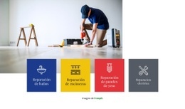 Impresionante Diseño De Sitio Web Para Reparación General Del Hogar