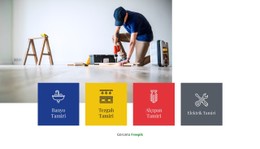 Genel Ev Onarımı Ücretsiz CSS Web Sitesi Şablonu