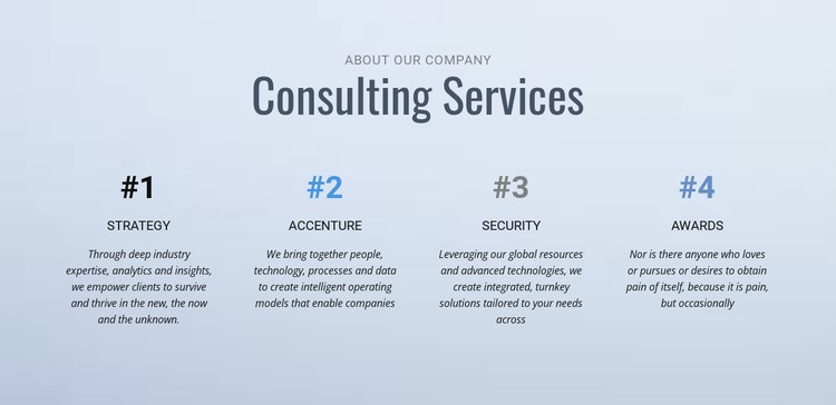Corporate affairs & communications CSS Template