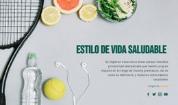 Estilo De Vida Saludable - Inspiración Para El Diseño De Sitios Web