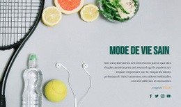 Mode De Vie Sain - Inspiration Pour La Conception De Sites Web