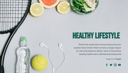 Healthy Lifestyle - Cool Homepage