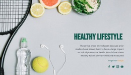 Multipurpose Html Code For Healthy Lifestyle