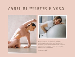 Corsi Di Pilates E Yoga - Costruttore Di Siti Web Per Ispirazione