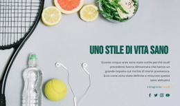 Uno Stile Di Vita Sano - Webpage Editor Free