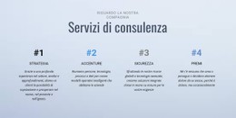 Affari E Comunicazioni Aziendali Modello Di Pagina Di Destinazione